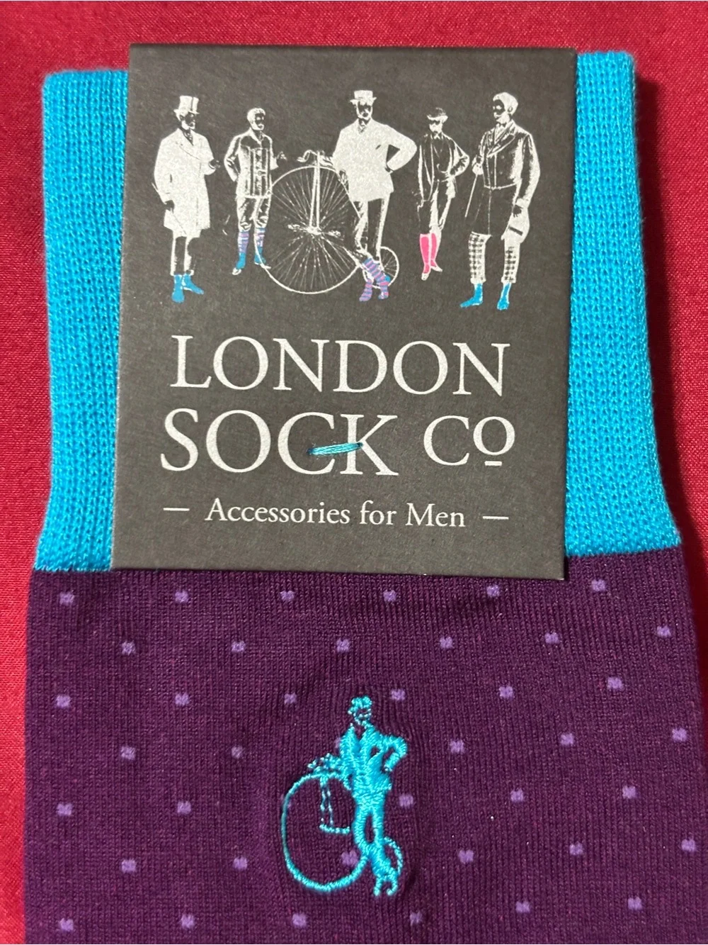 London Sock Co Fine Cotton Lisle Men's All Season Sock Size Medium US 9-11.5